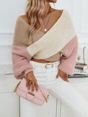Акція на Джемпер жіночий SHEIN GD-00152112 XL Різнокольоровий від Rozetka