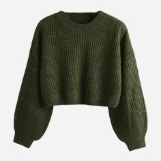 Акція на Джемпер жіночий SHEIN GD-00156693 M Зелений від Rozetka