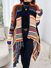 Акція на Кардиган жіночий SHEIN GD-00134158 3XL Різнокольоровий від Rozetka