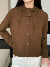 Акція на Кардиган жіночий SHEIN GD-00131912 L Коричневий від Rozetka