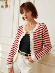 Акція на Кардиган жіночий SHEIN GD-00130791 M Червоний від Rozetka
