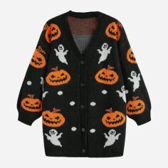 Акція на Кардиган жіночий SHEIN GD-00133483 2XL Чорний від Rozetka
