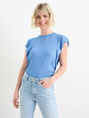 Акція на Футболка жіноча C&A GD-00126156 S Синя від Rozetka