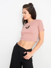 Акція на Футболка жіноча C&A GD-00126368 XL Пудрова від Rozetka