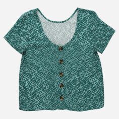 Акція на Блузка жіноча Abercrombie & Fitch GD-00051138 XS Зелена від Rozetka