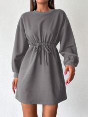 Акція на Сукня жіноча SHEIN GD-00099901 L Сіра від Rozetka