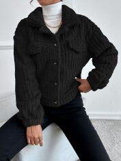 Акція на Толстовка жіноча SHEIN GD-00108326 XS Чорна від Rozetka