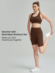 Акція на Спортивний костюм жіночий SHEIN GD-00145449 M Коричневий від Rozetka