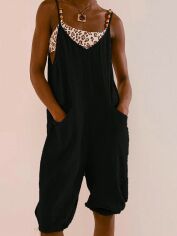 Акція на Комбінезон жіночий SHEIN GD-00144654 L Чорний від Rozetka