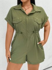 Акція на Комбінезон жіночий SHEIN GD-00137598 XL Хакі від Rozetka