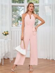 Акція на Комбінезон жіночий SHEIN GD-00115129 XL Світло-рожевий від Rozetka