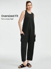 Акція на Комбінезон жіночий SHEIN GD-00148749 S Чорний від Rozetka