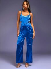 Акція на Комбінезон жіночий SHEIN GD-00145899 M Синій від Rozetka