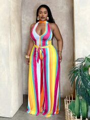 Акція на Комбінезон жіночий SHEIN GD-00137309 XL Різнокольоровий від Rozetka