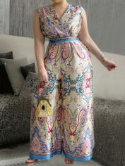 Акція на Комбінезон жіночий SHEIN GD-00137384 XL Різнокольоровий від Rozetka