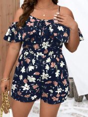 Акція на Комбінезон жіночий SHEIN GD-00137442 XL Темно-синій від Rozetka