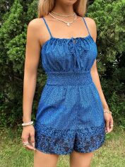 Акція на Комбінезон жіночий SHEIN GD-00149341 S Синій від Rozetka