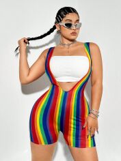 Акція на Комбінезон жіночий SHEIN GD-00139372 3XL Різнокольоровий від Rozetka