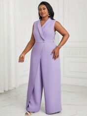 Акція на Комбінезон жіночий SHEIN GD-00137474 XL Бузковий від Rozetka