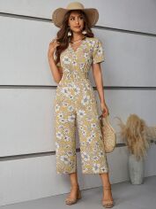 Акція на Комбінезон жіночий SHEIN GD-00149385 S Жовтий від Rozetka