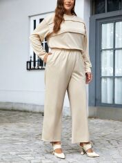 Акція на Комбінезон жіночий SHEIN GD-00137107 XL Кремовий від Rozetka