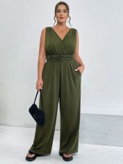 Акція на Комбінезон жіночий SHEIN GD-00139146 3XL Хакі від Rozetka