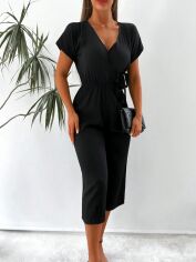 Акція на Комбінезон жіночий SHEIN GD-00100484 S Чорний від Rozetka