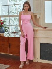 Акція на Комбінезон жіночий SHEIN GD-00143541 L Світло-рожевий від Rozetka