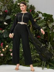 Акція на Комбінезон жіночий SHEIN GD-00143338 L Чорний від Rozetka