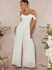 Акція на Комбінезон жіночий SHEIN GD-00114875 XS Білий від Rozetka
