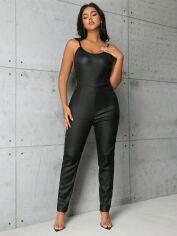 Акція на Комбінезон жіночий SHEIN GD-00154068 2XL Чорний від Rozetka