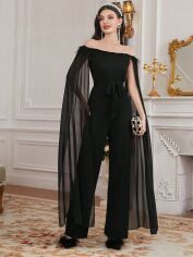 Акція на Комбінезон жіночий SHEIN GD-00146392 M Чорний від Rozetka