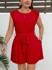 Акція на Комбінезон жіночий SHEIN GD-00114881 XL Червоний від Rozetka