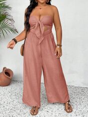 Акція на Комбінезон жіночий SHEIN GD-00137354 XL Світло-рожевий від Rozetka