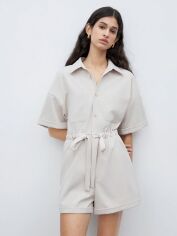 Акція на Комбінезон жіночий SHEIN GD-00149945 S Молочний від Rozetka