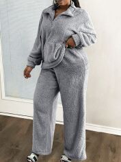 Акція на Костюм жіночий SHEIN GD-00131500 2XL Сірий від Rozetka