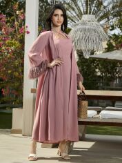 Акція на Костюм жіночий SHEIN GD-00151950 XL Світло-рожевий від Rozetka