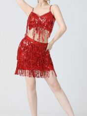 Акція на Костюм жіночий SHEIN GD-00098371 S Червоний від Rozetka