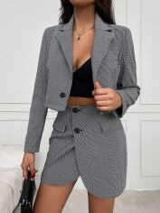 Акція на Костюм жіночий SHEIN GD-00085126 S Сірий від Rozetka