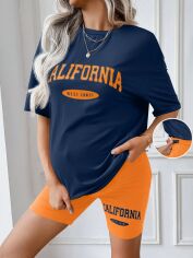 Акція на Костюм жіночий SHEIN GD-00151128 S Темно-синій від Rozetka