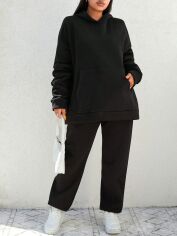Акція на Костюм жіночий SHEIN GD-00095939 XL Чорний від Rozetka