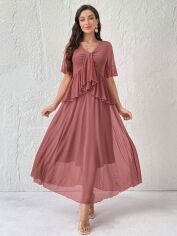 Акція на Костюм жіночий SHEIN GD-00123909 L Рожево-коричневий від Rozetka