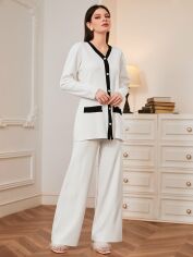 Акція на Костюм жіночий SHEIN GD-00109309 S Білий від Rozetka