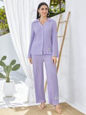 Акція на Костюм жіночий SHEIN GD-00148891 S Бузковий від Rozetka