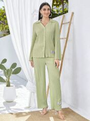 Акція на Костюм жіночий SHEIN GD-00148890 S Світло-зелений від Rozetka