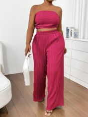 Акція на Костюм жіночий SHEIN GD-00140154 4XL Рожевий від Rozetka