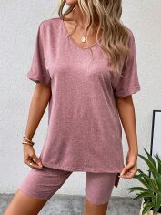 Акція на Костюм жіночий SHEIN GD-00155809 S Рожевий від Rozetka