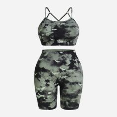 Акція на Костюм жіночий SHEIN GD-00129941 XL Темно-сірий від Rozetka
