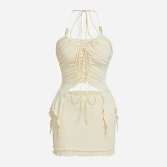 Акція на Костюм жіночий SHEIN GD-00098577 L Молочний від Rozetka