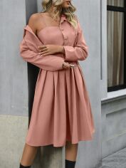 Акція на Костюм жіночий SHEIN GD-00143482 L Світло-рожевий від Rozetka